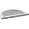 Ekena Millwork Round Top Surface Mount PVC Gable Vent: Functional, w/ 2"W x 2"P Brickmould Sill Frame, 32"W x 26"H GVPRT32X2603SF - alternate 5